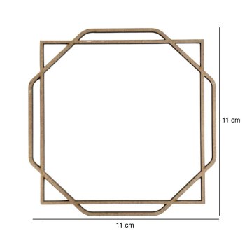 Aplique Moldura Quadrado 11x11