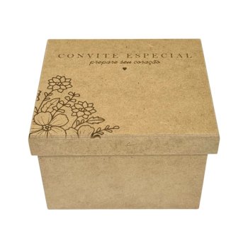 Caixa Para 1 Caneca "Convite Especial" 13x11x10