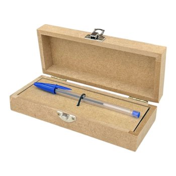 Caixa Para Caneta Com Elástico 17x7x4,5