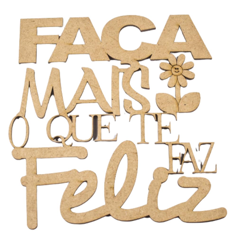 MDF na Web - cod: 1227 - Aplique Frase 